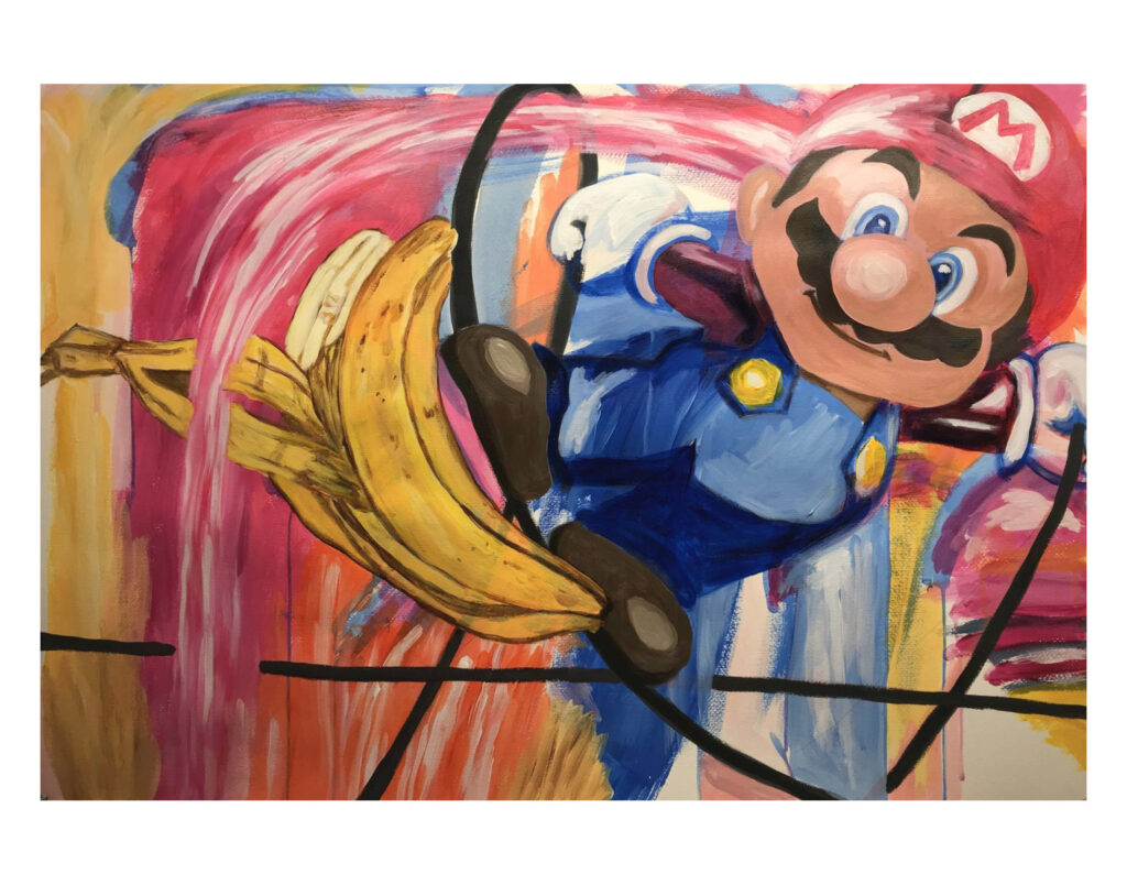 Mario painting by Bill Seet