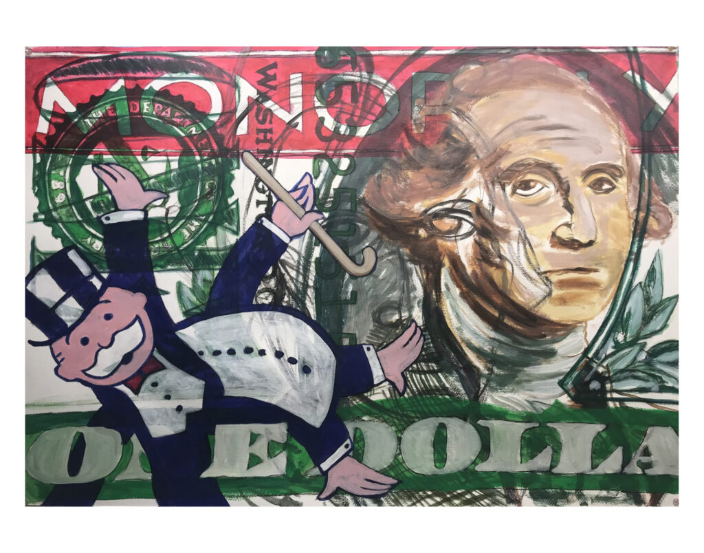 Money painting by Bill Seet