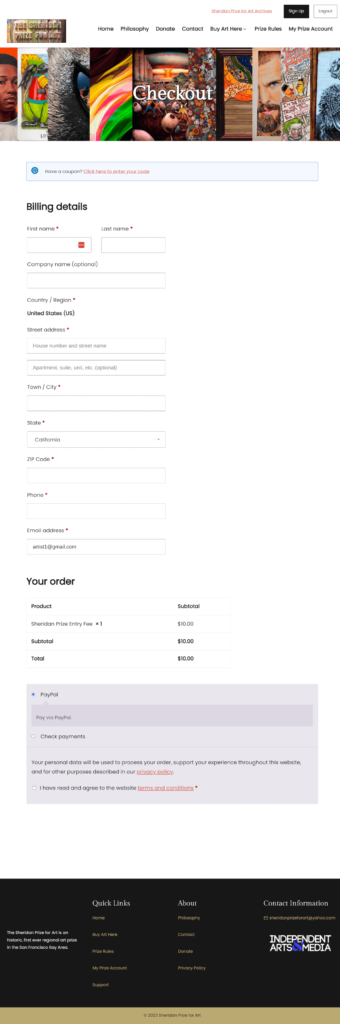 Checkoutt pagee
