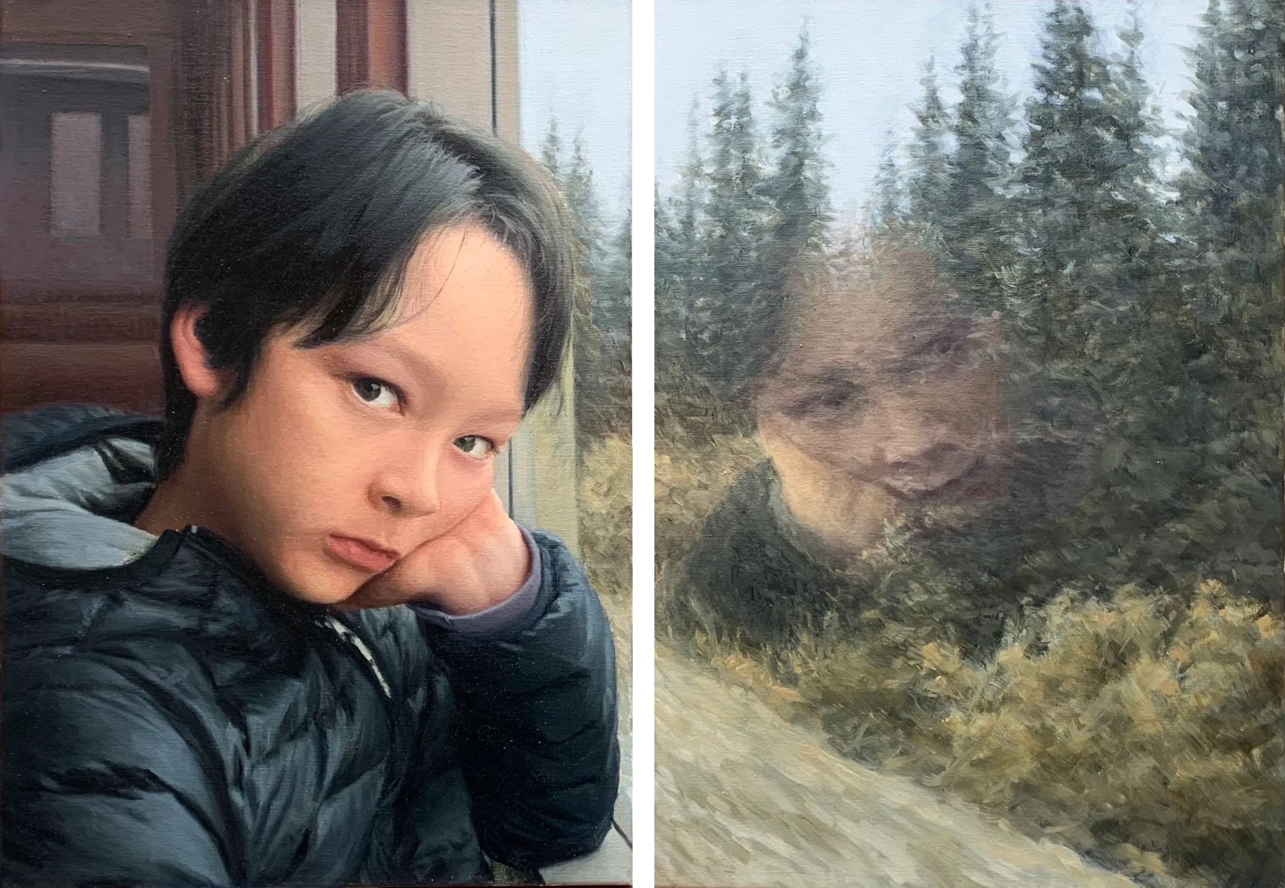 "Boy on a Train" by Bing Zhang