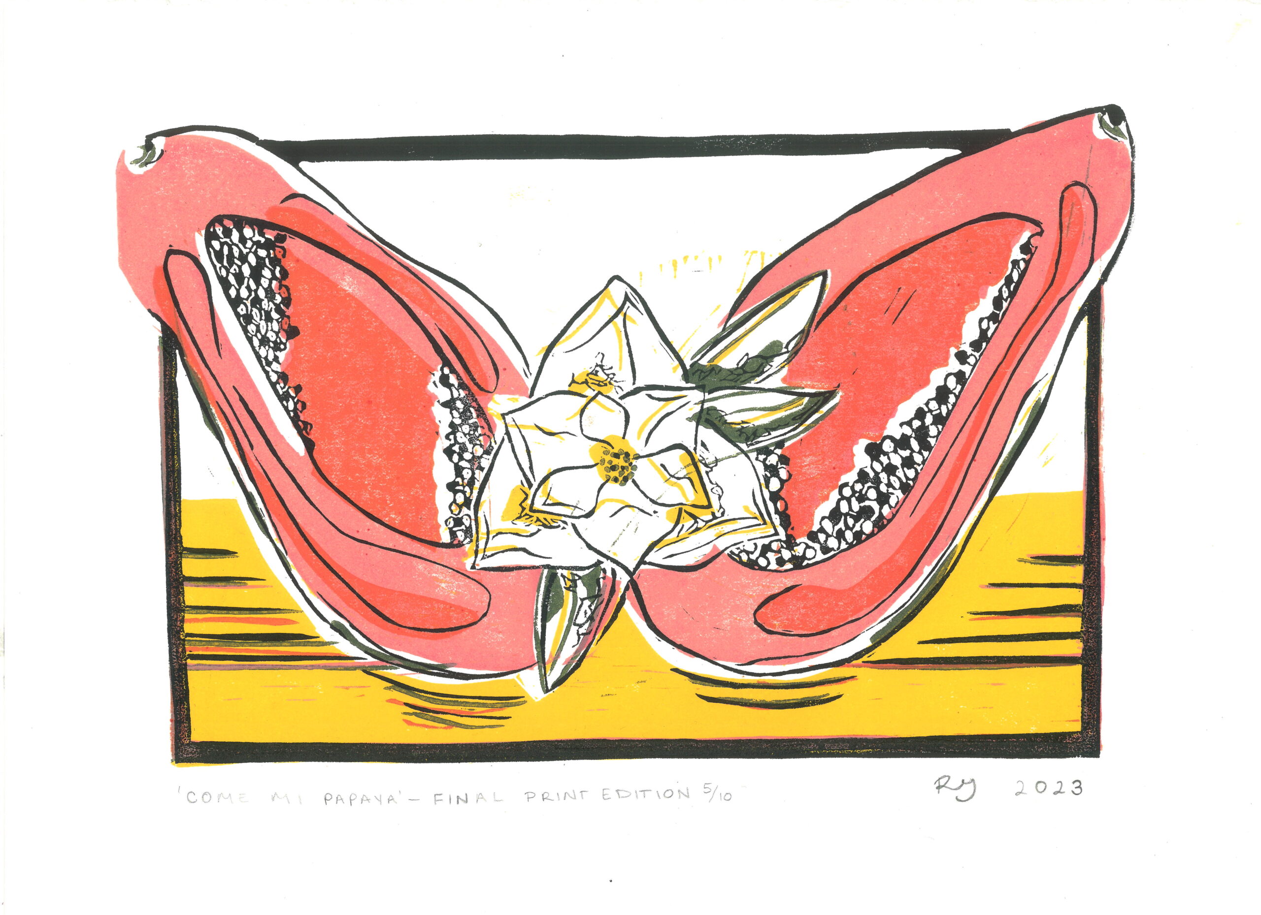 "Come mi Papaya" by Ray Gonzalez